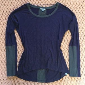 Hornytoad Purple Long Sleeve Scoop Neck Tee